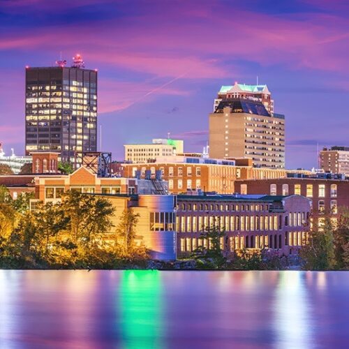 background of Boston, MA / Manchester, NH (MHT)