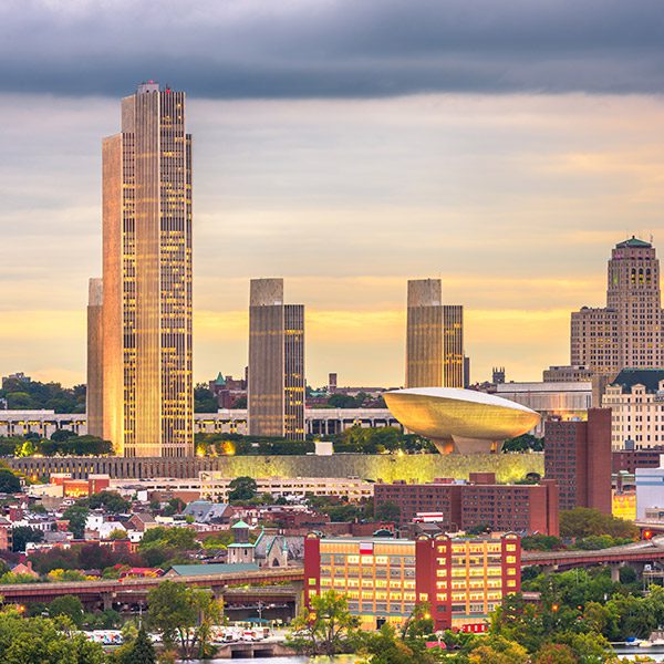 background of Albany, NY (ALB)