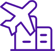 plane and airport icon