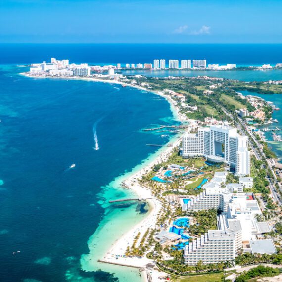 background of Cancun, Mexico (CUN)