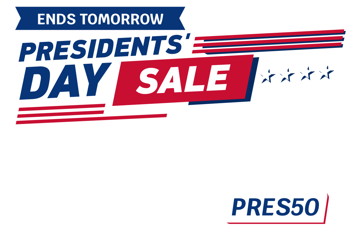 ENDS TOMORROW | PRESIDENTS' DAY SALE | $50 OFF round trip base fares** on select flights between 4/21-6/9 with promo code PRES50