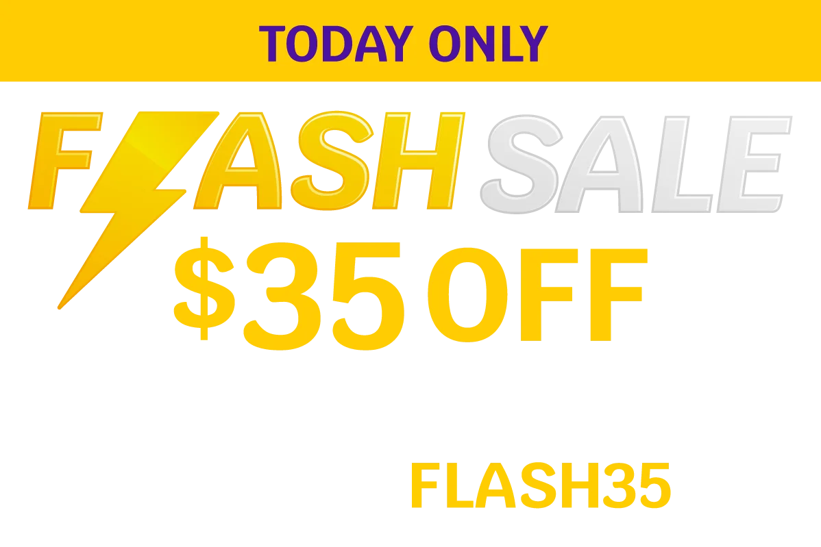 TODAY ONLY - FLASH SALE - $35 OFF round trip base fares** on select flights between 6/9-7/2 - Use promo code FLASH35